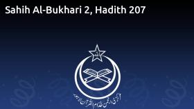 Sahih Al-Bukhari 2, Hadith 207