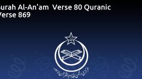 Surah Al-An’am  Verse 80 Quranic Verse 869
