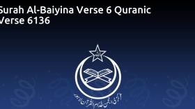Surah Al-Baiyina Verse 6 Quranic Verse 6136